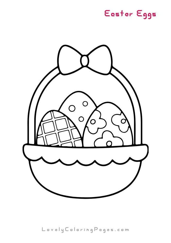 Easter edition coloring pages