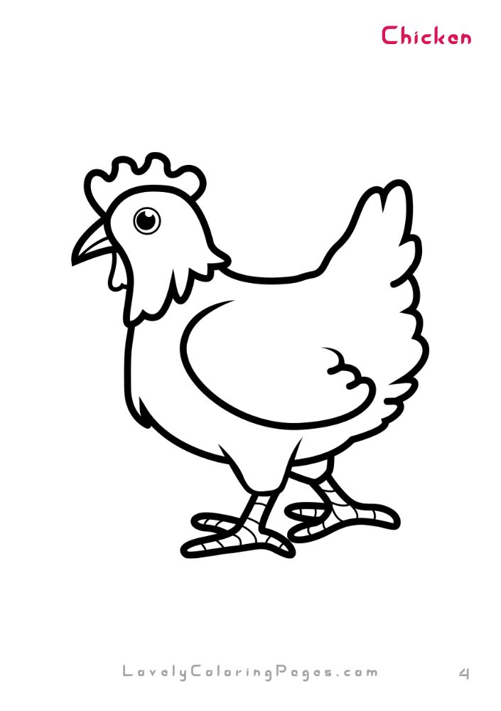 farm animals coloring pages