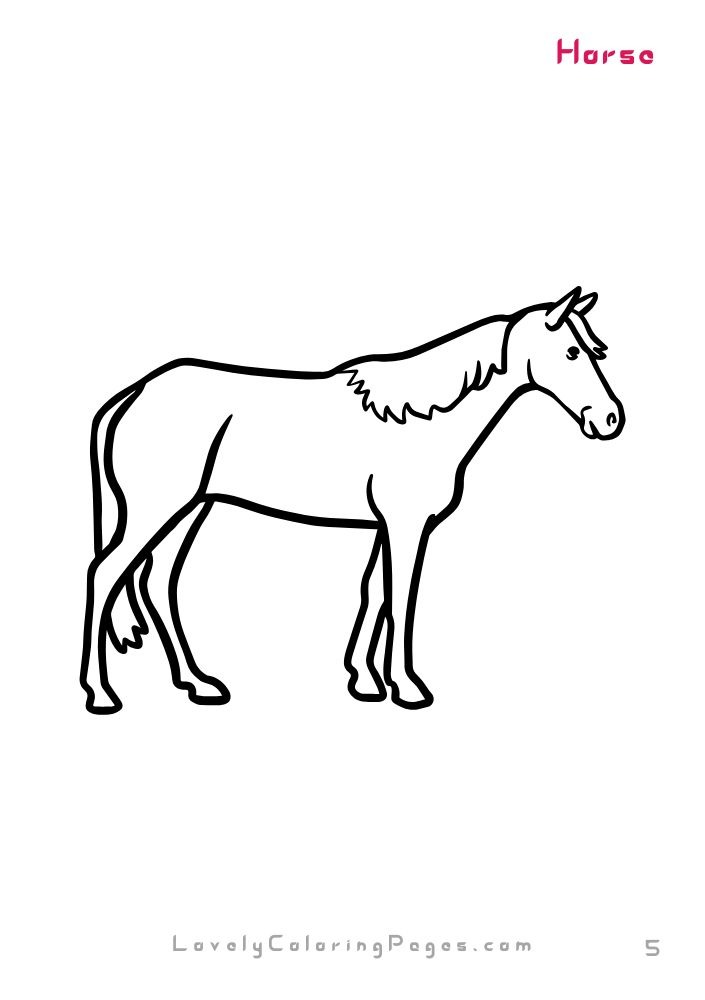 farm animals coloring pages