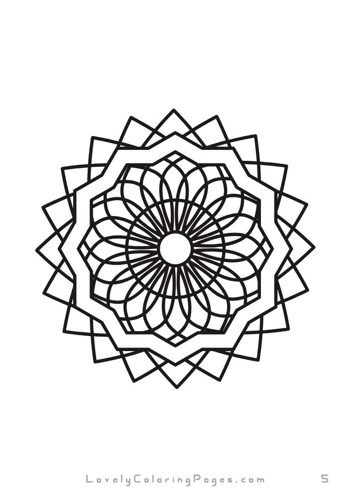 Mandala coloring pages