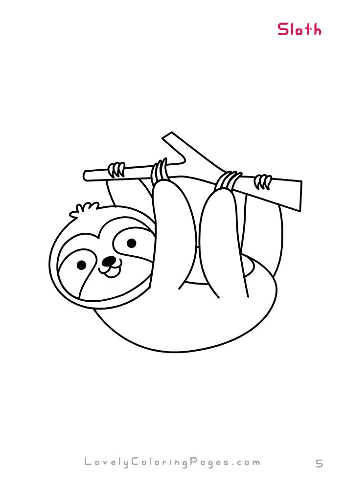 forest animals coloring pages