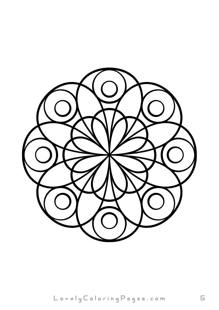 Mandala coloring pages