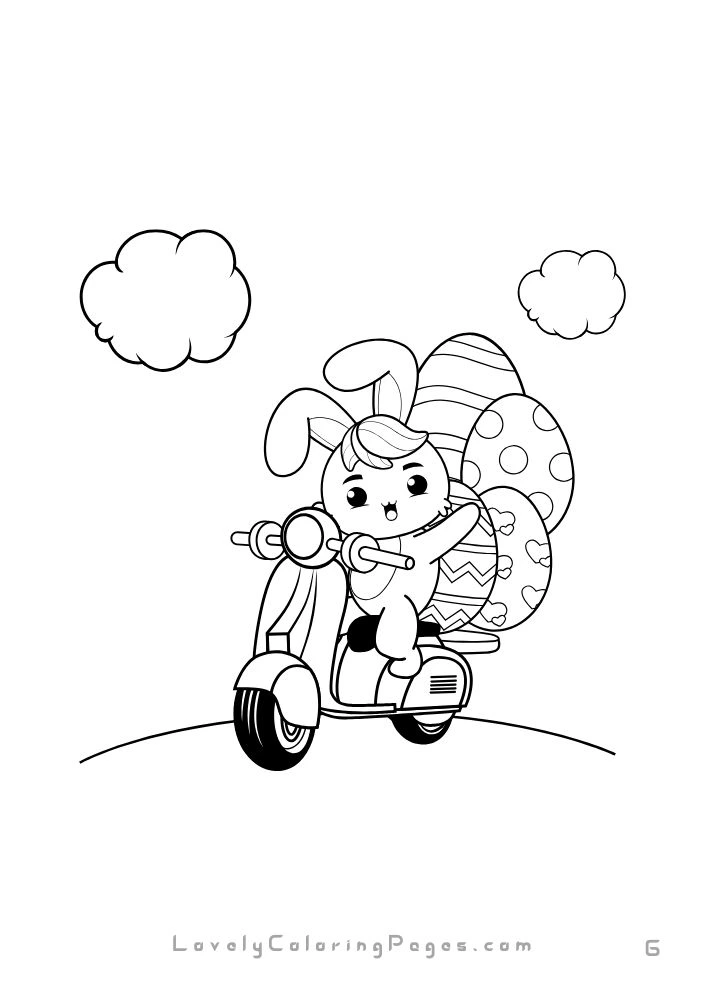 Easter edition coloring pages for adults