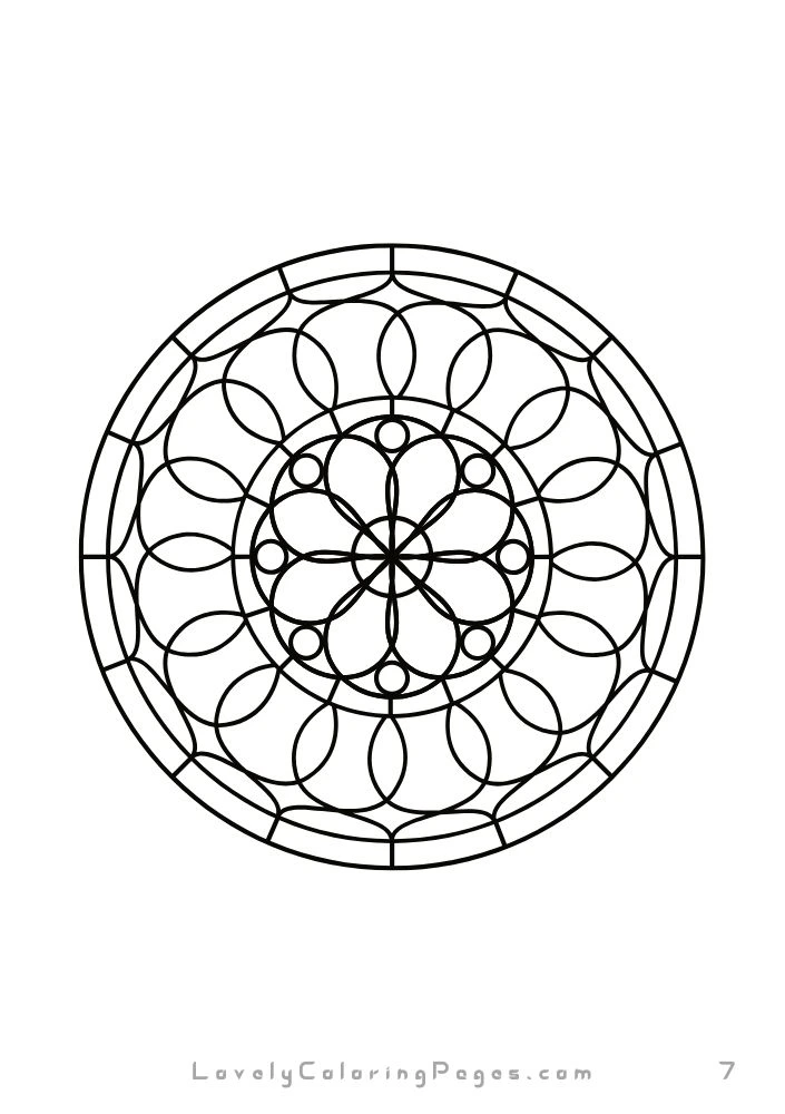 Mandala coloring pages