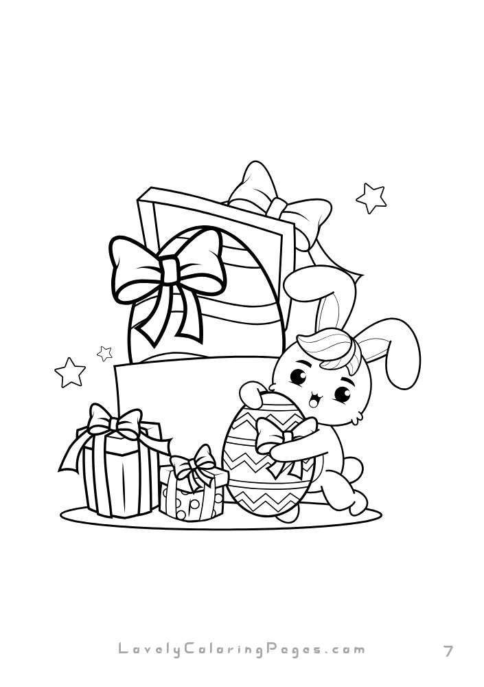 Easter edition coloring pages for adults