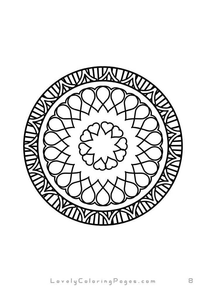 Mandala coloring pages