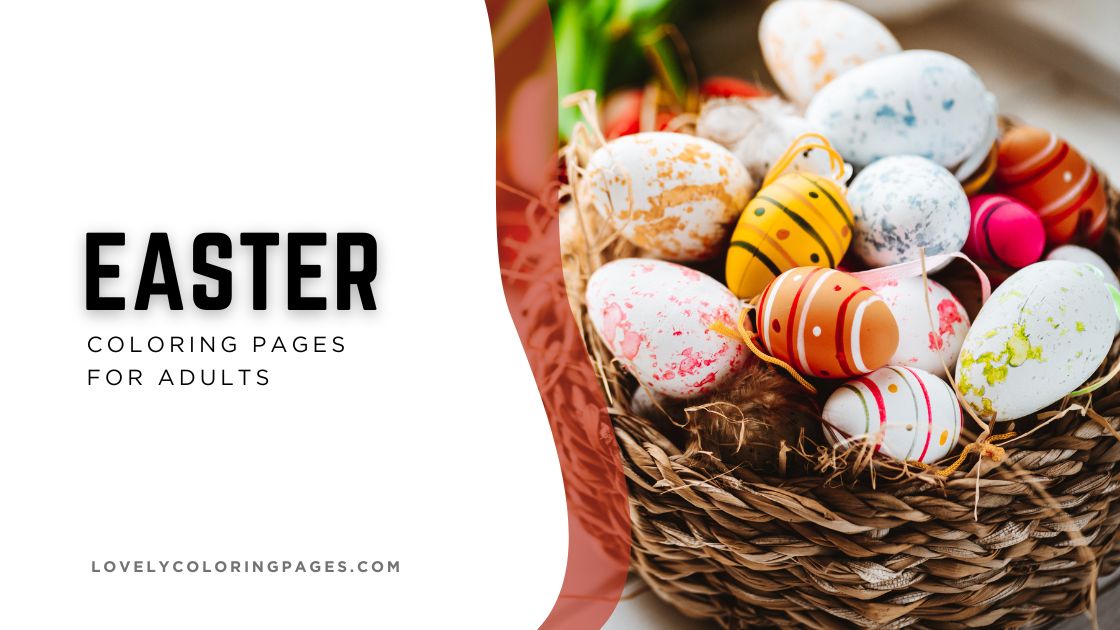 Easter edition coloring pages for adults