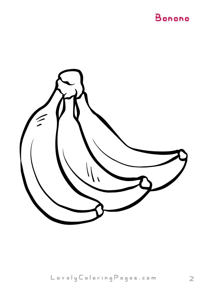 fruits coloring pages