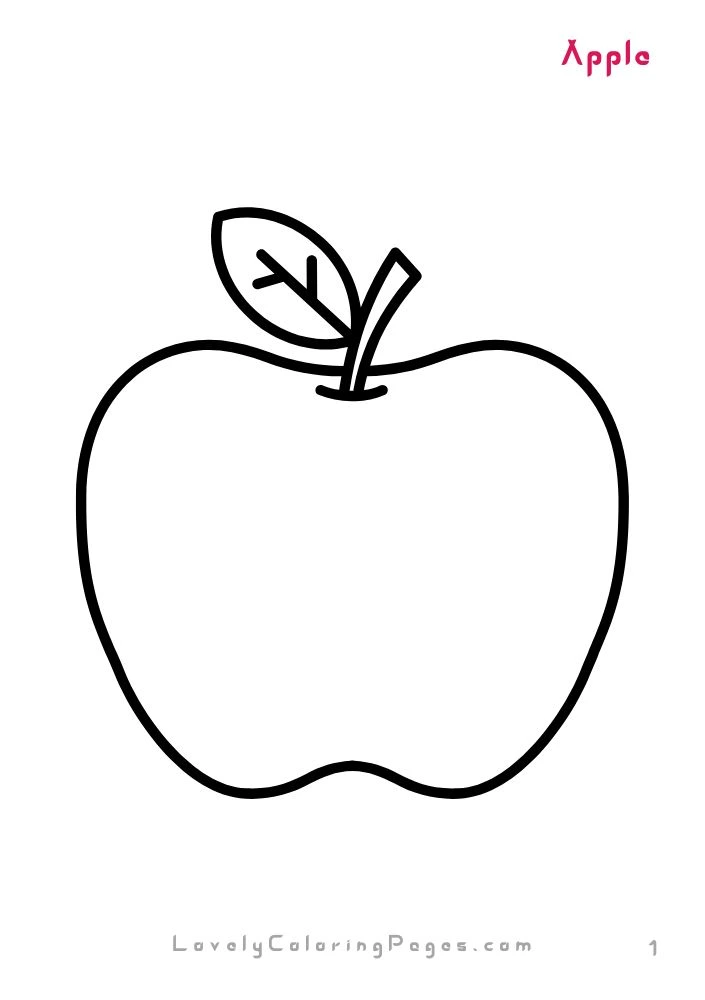 fruits coloring pages