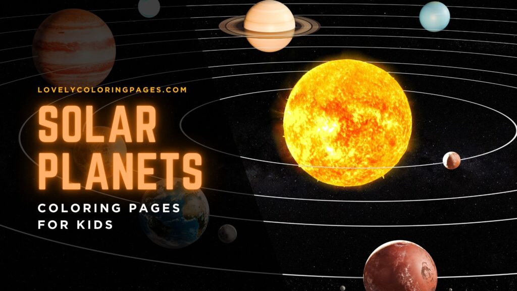 Solar planets coloring pages