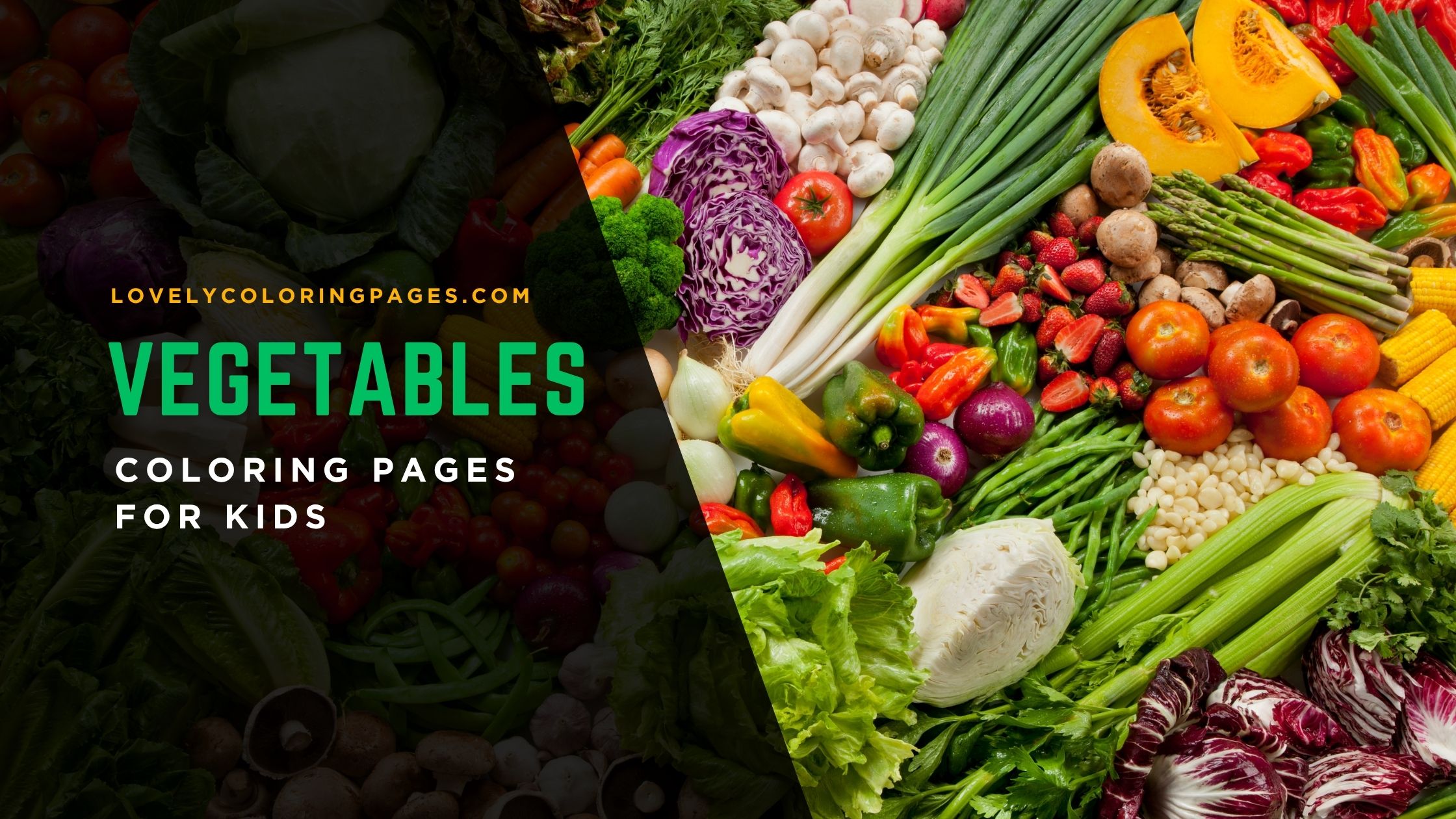 vegetables coloring pages