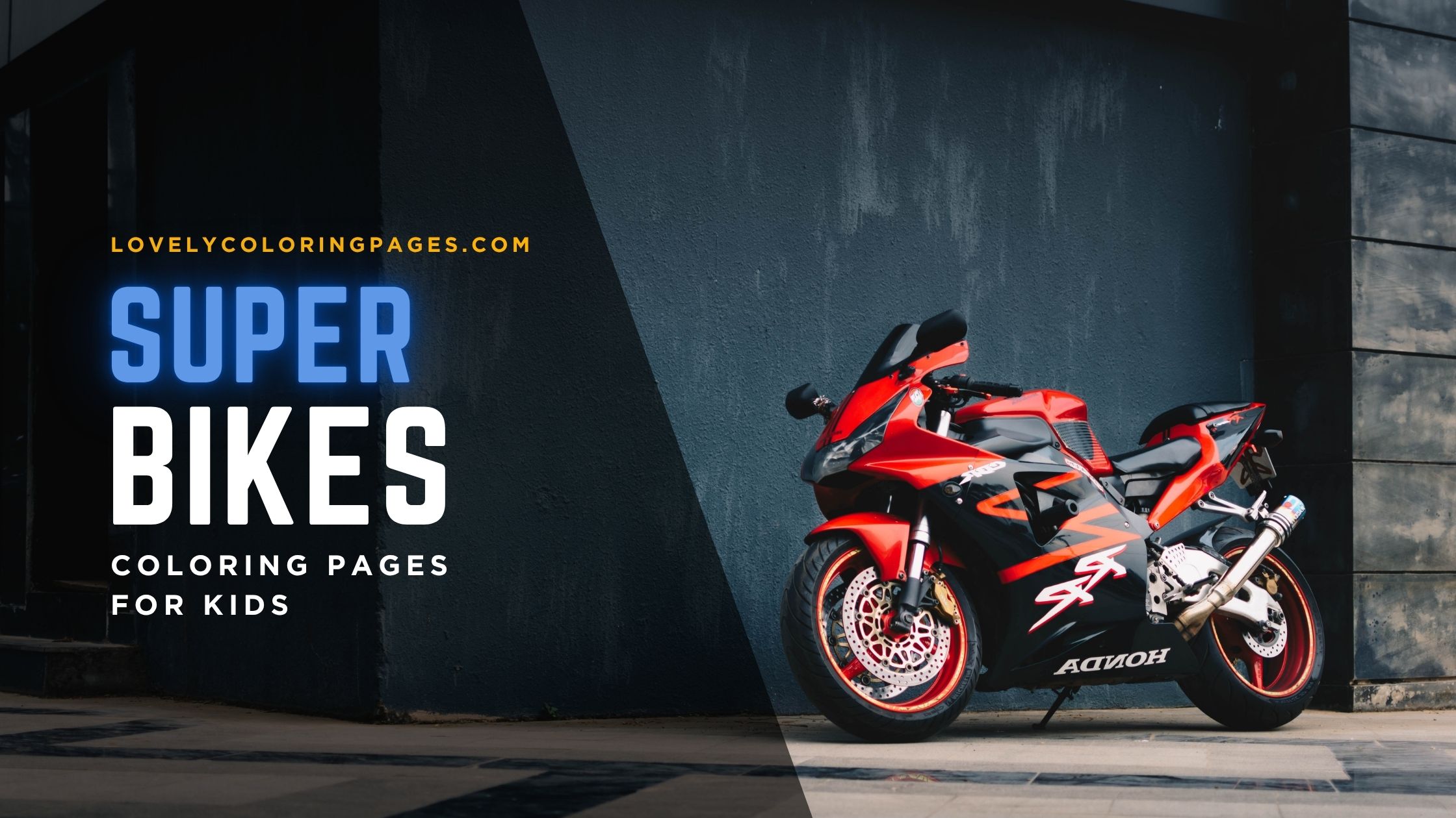 Super bikes coloring pages