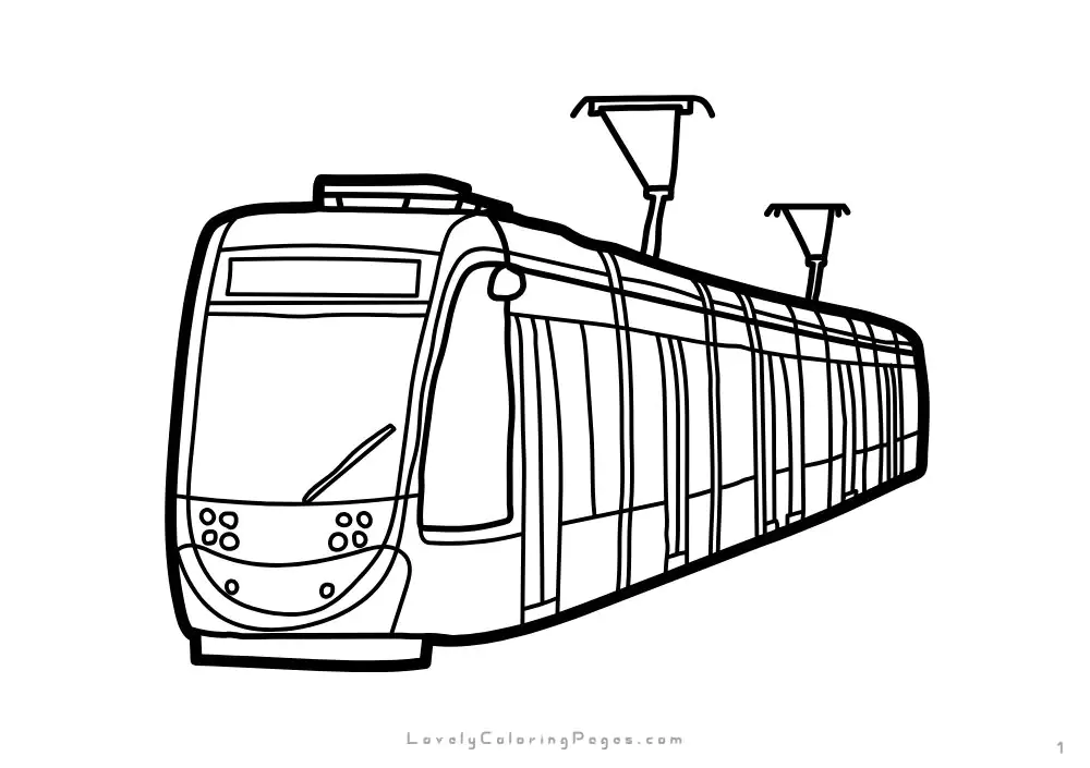 Train Coloring Pages for kids