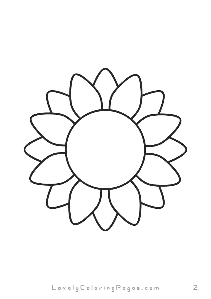 Flowers coloring pages