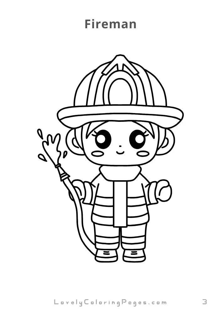 Occupation coloring pages