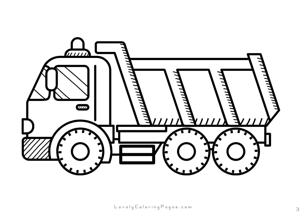 Truck coloring pages