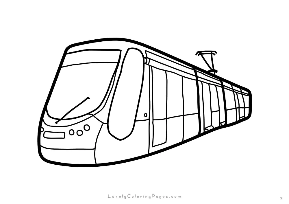Train Coloring Pages for kids