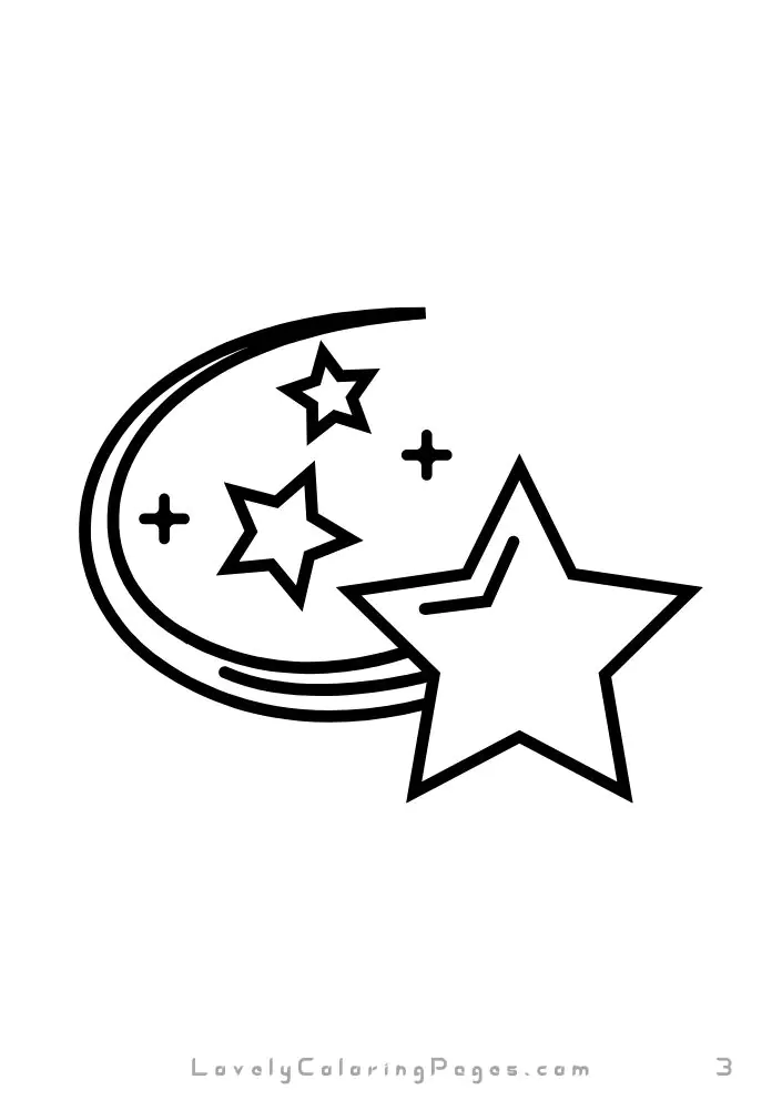 Star coloring pages