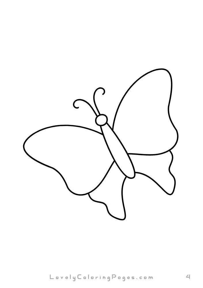 Butterflies Coloring Pages for Kids
