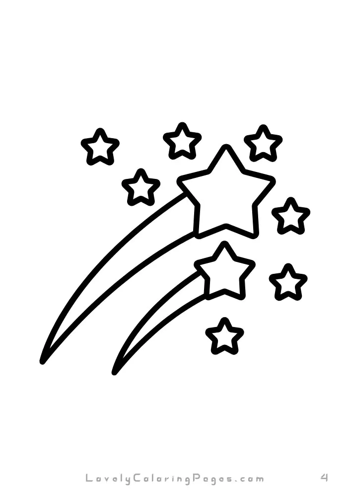 Star coloring pages