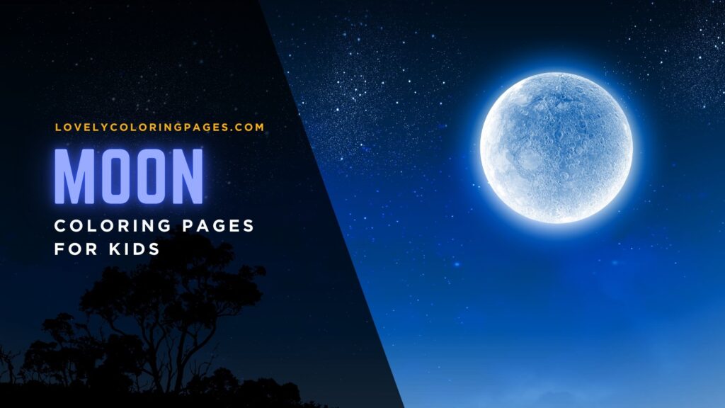moon coloring pages