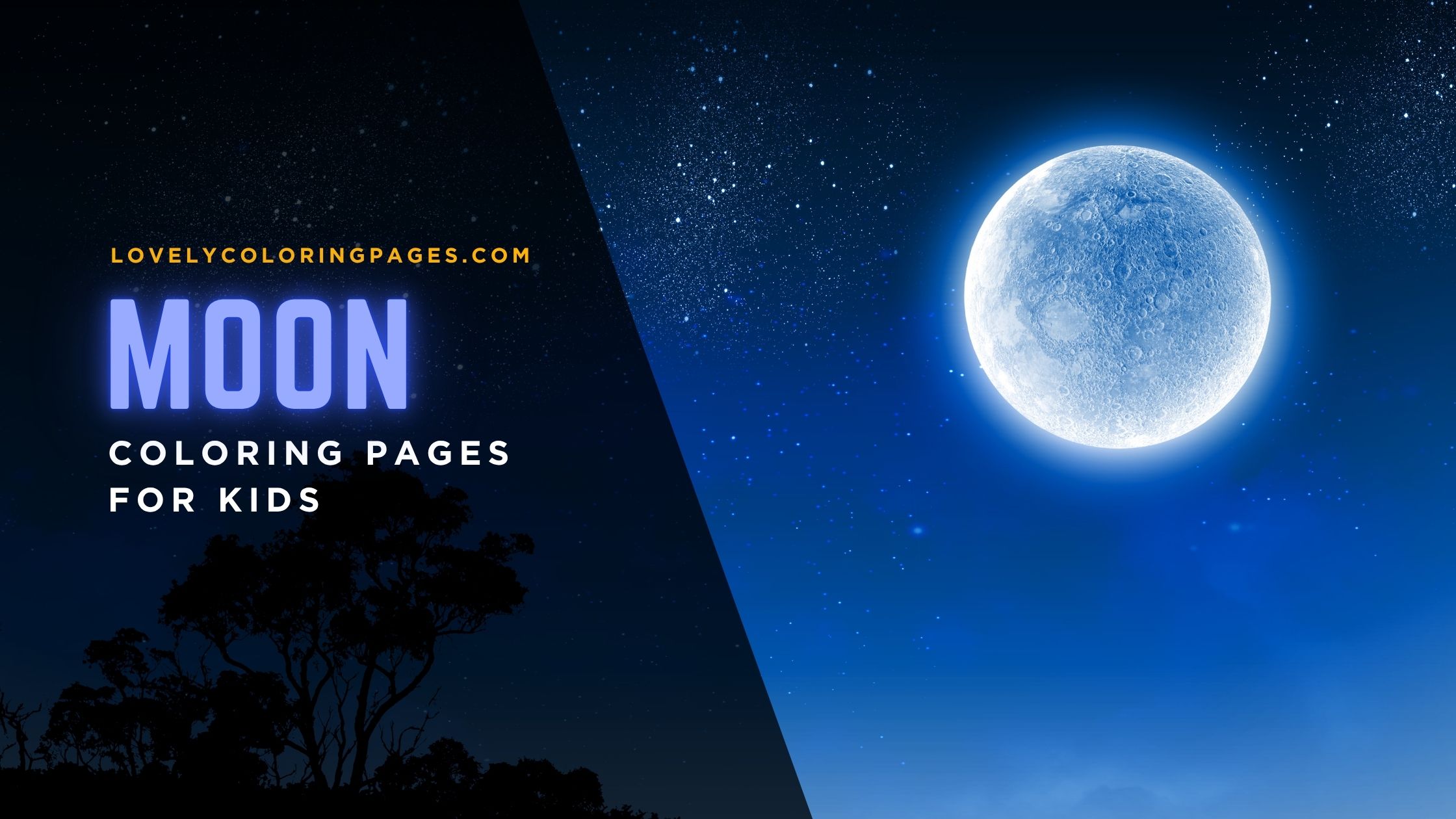 moon coloring pages