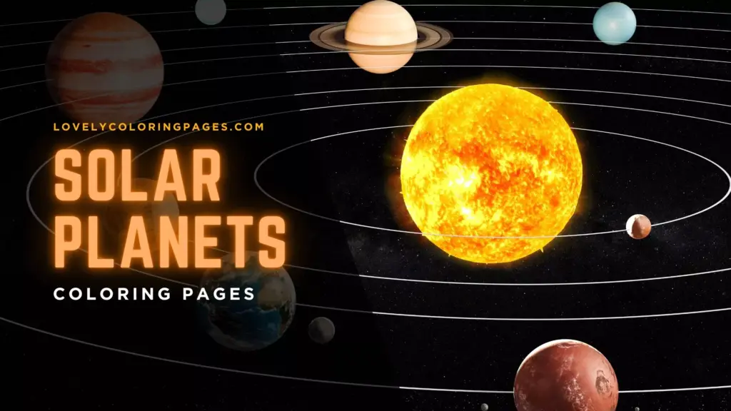 Solar planets coloring pages
