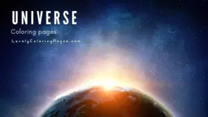 Universe coloring pages