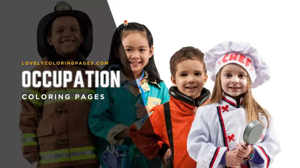 Occupation coloring pages