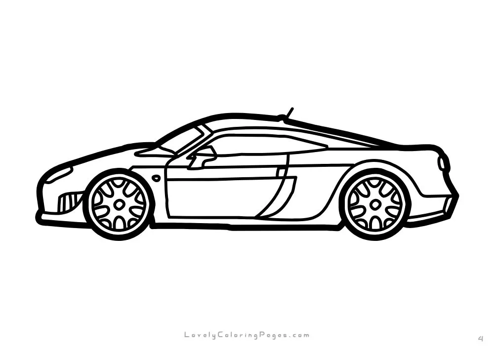 Super cars coloring pages