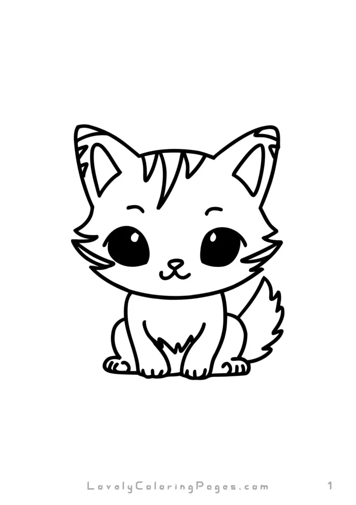Cats coloring pages