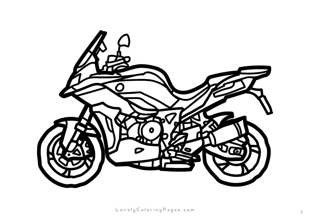 Super bikes coloring pages