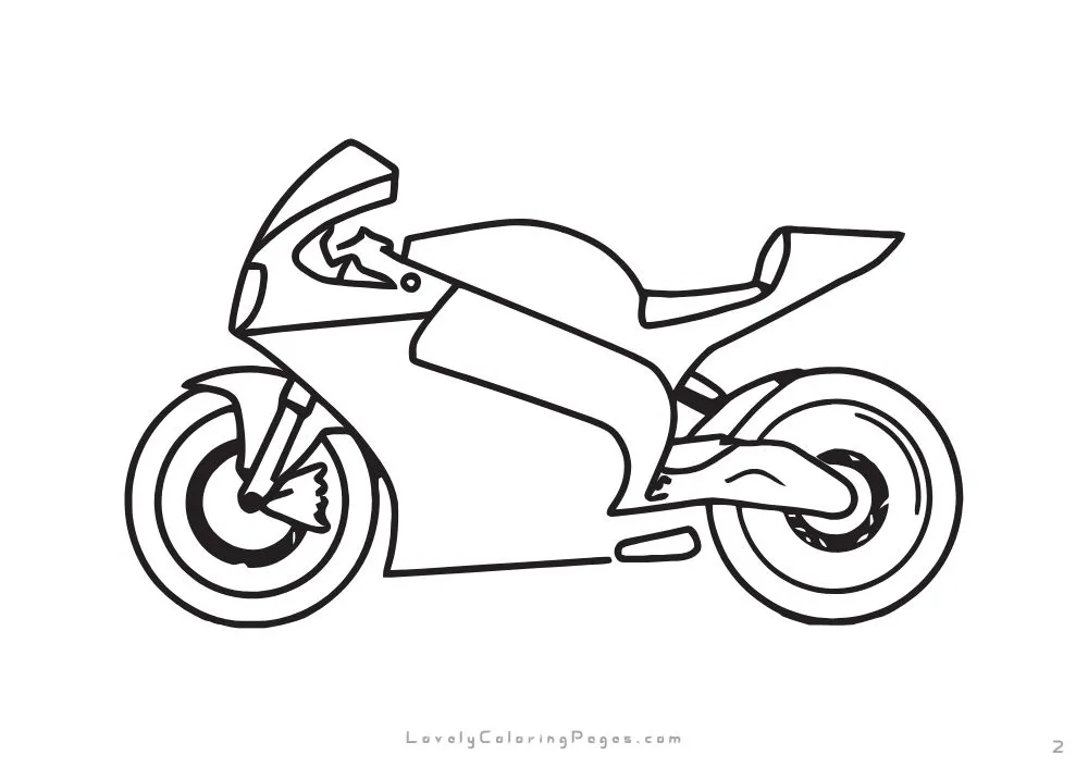 Super bikes coloring pages