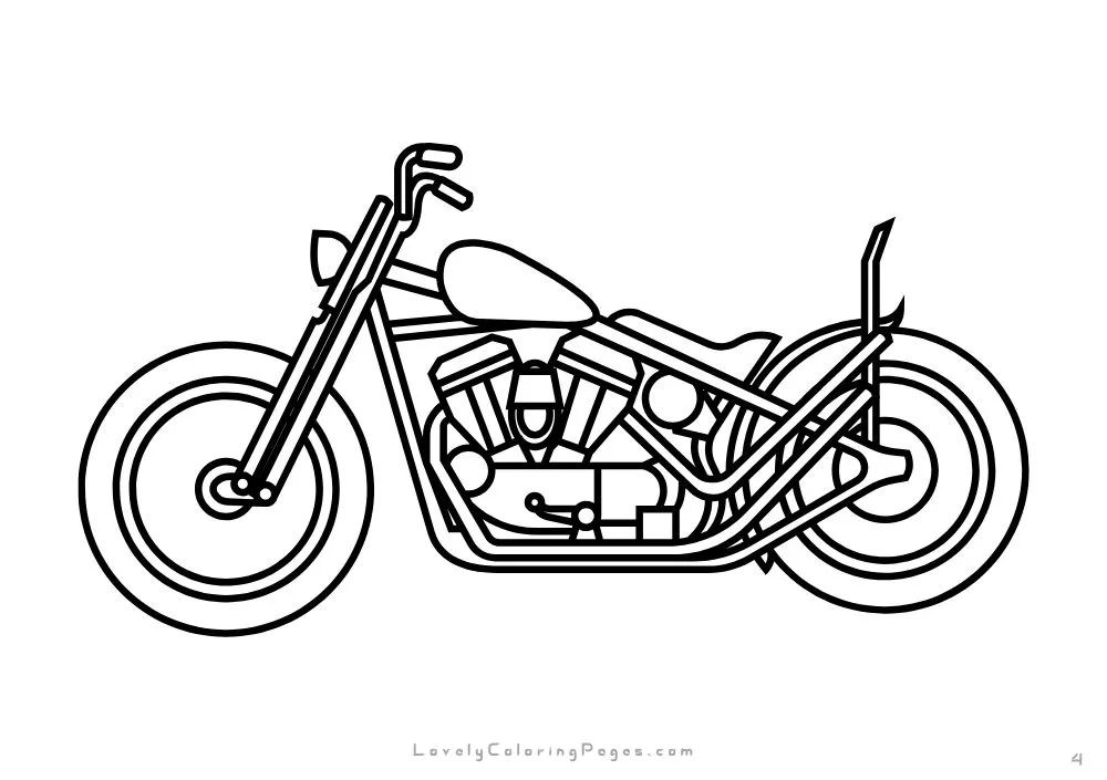 Super bikes coloring pages