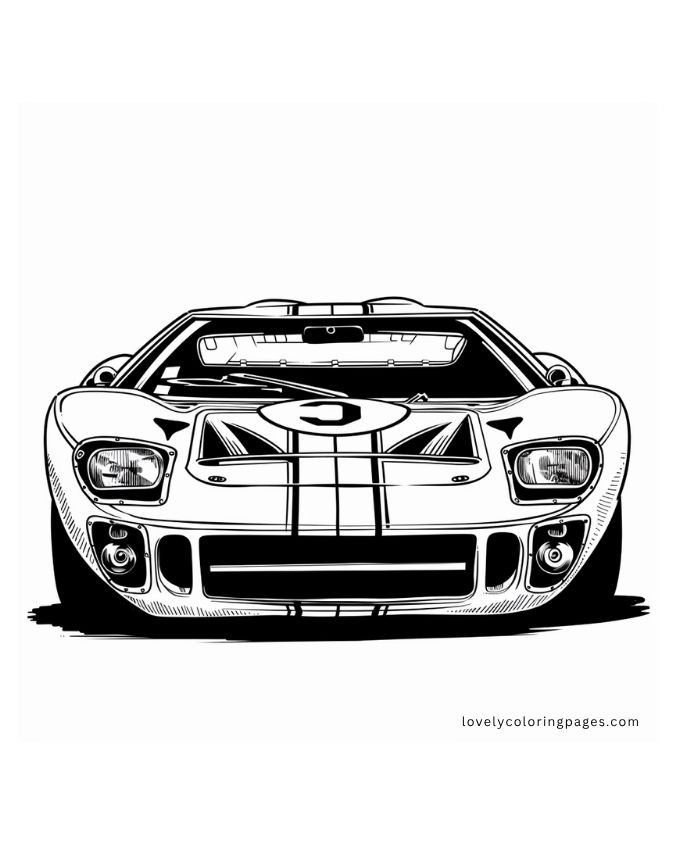 Supercars Coloring Pages for Adults [2025]