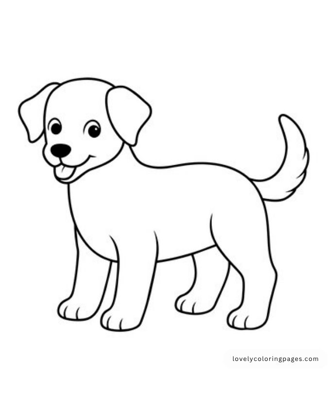 Dogs Coloring Pages for Toddlers [2025]