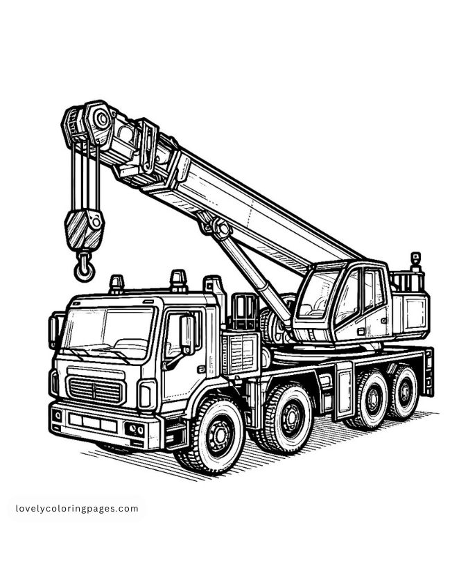 Truck Coloring Pages for Adults [2025]