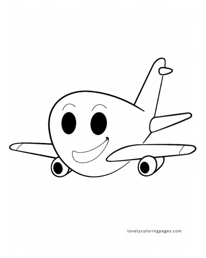 Airplane Coloring Pages for Toddlers [2025]