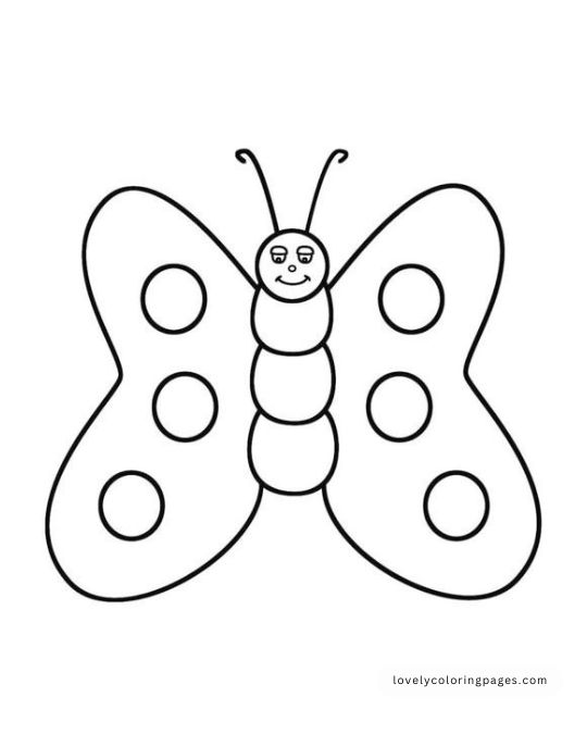 Butterfly Coloring Pages for Toddlers [2025]