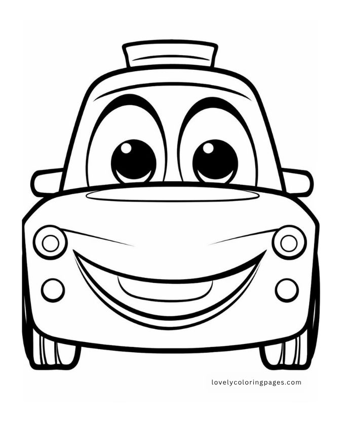 Supercars Coloring Pages for Toddlers [2025] ﻿