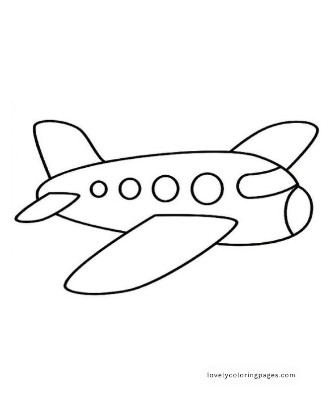 Airplane Coloring Pages for Toddlers [2025]