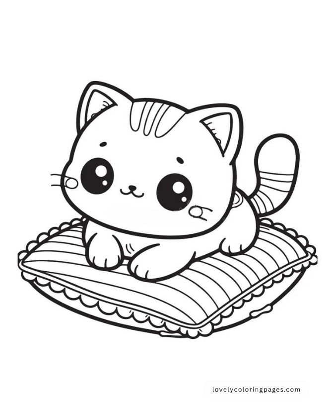 Cats Coloring Pages for Toddlers [2025]