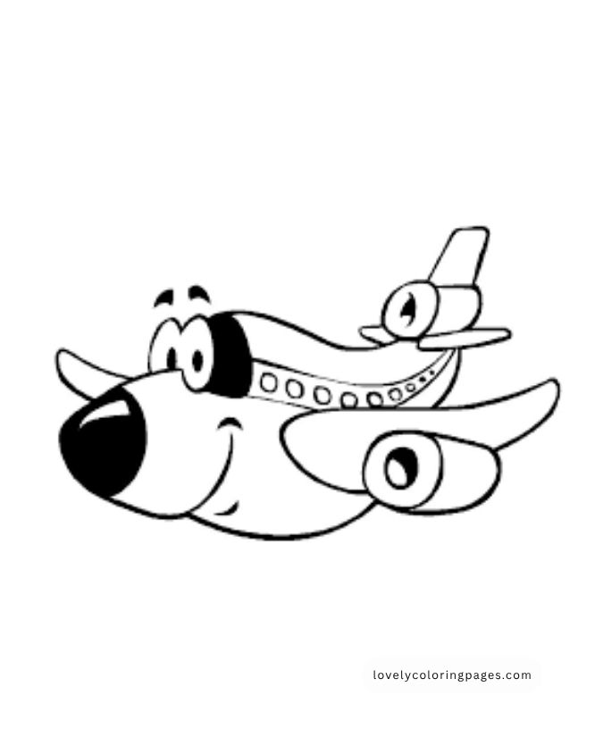 Airplane Coloring Pages for Toddlers [2025]