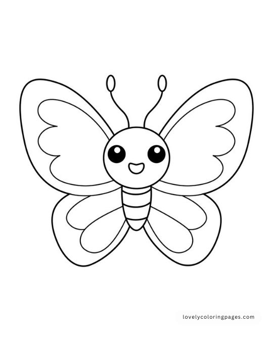 Butterfly Coloring Pages for Toddlers [2025]