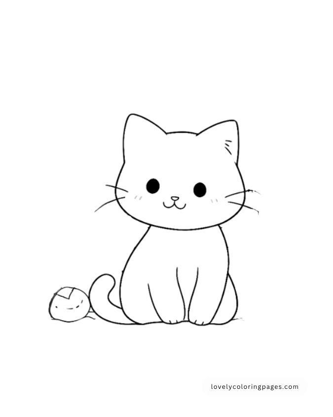 Cats Coloring Pages for Toddlers [2025]
