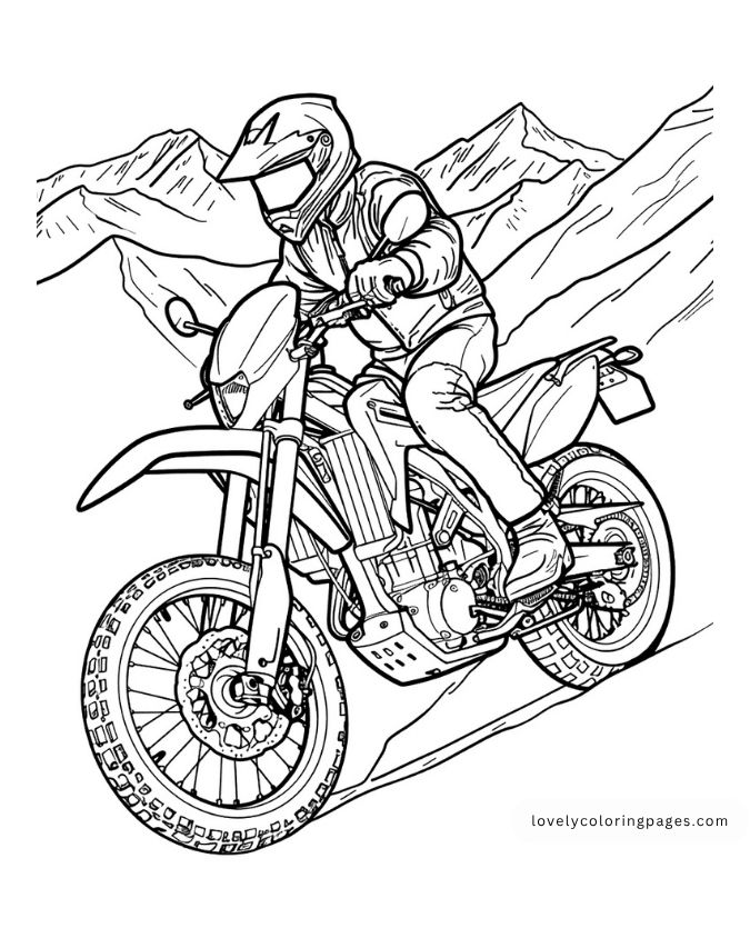 Superbikes Coloring Pages for Adults [2025]