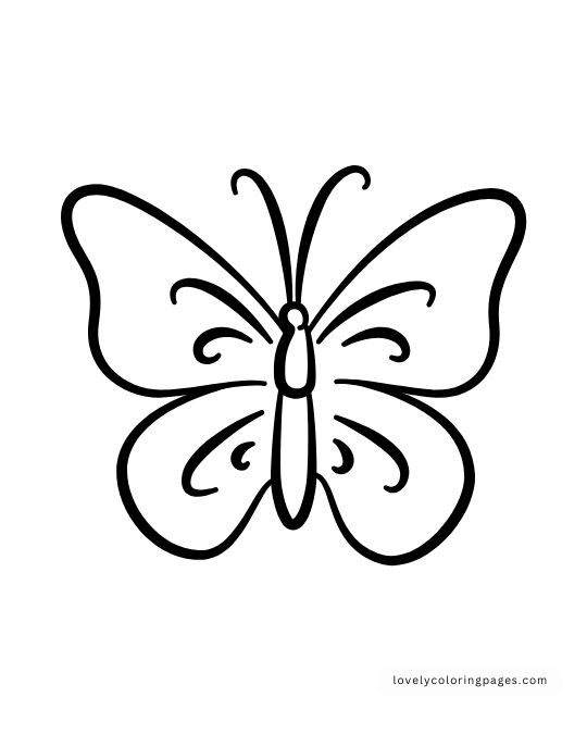 Butterfly Coloring Pages for Toddlers [2025]