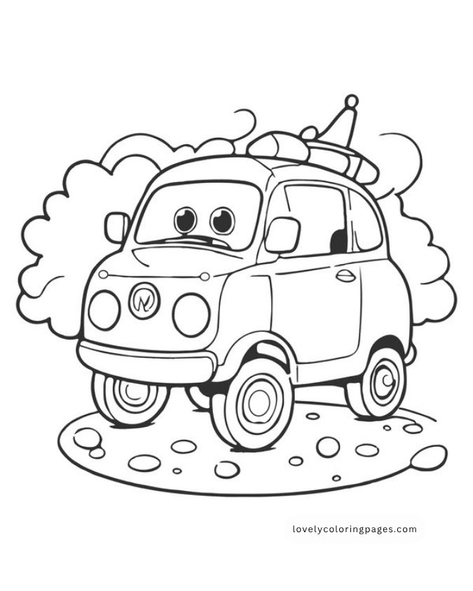 Supercars Coloring Pages for Toddlers [2025] ﻿