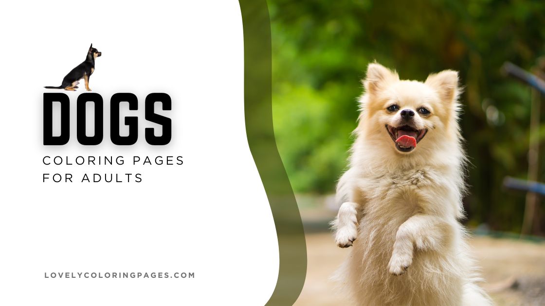 Dogs Coloring Pages for Adults [2025]