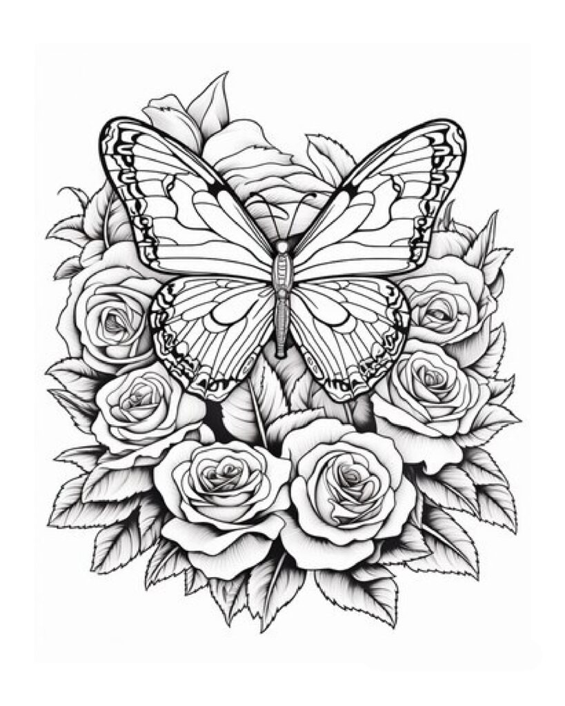 Butterfly Coloring Pages for Adults [2025]